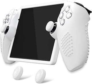 PlayVital Design for PS Portal Silicone Protective Case with Thumb Grips – Enhanced Grip Comfort | Anti-Slip 3D Studded De...