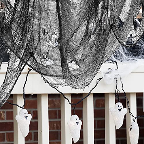 Acronde 23X3.3Ft Halloween Creepy Cloth Large Halloween Decor Doorways Entryways Windows Cover Gauze Spooky Halloween Decorations Outdoor Party Supplies Decor #TOP5