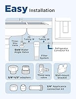 Vista 9 de NOVETE Under Sink Water Filter, 1/4" Direct Connect, Update 3 Years, 30,000 Gallons, NSF/ANSI 42/372, Reduce Chlorine, PFAS, Bad Taste, Water