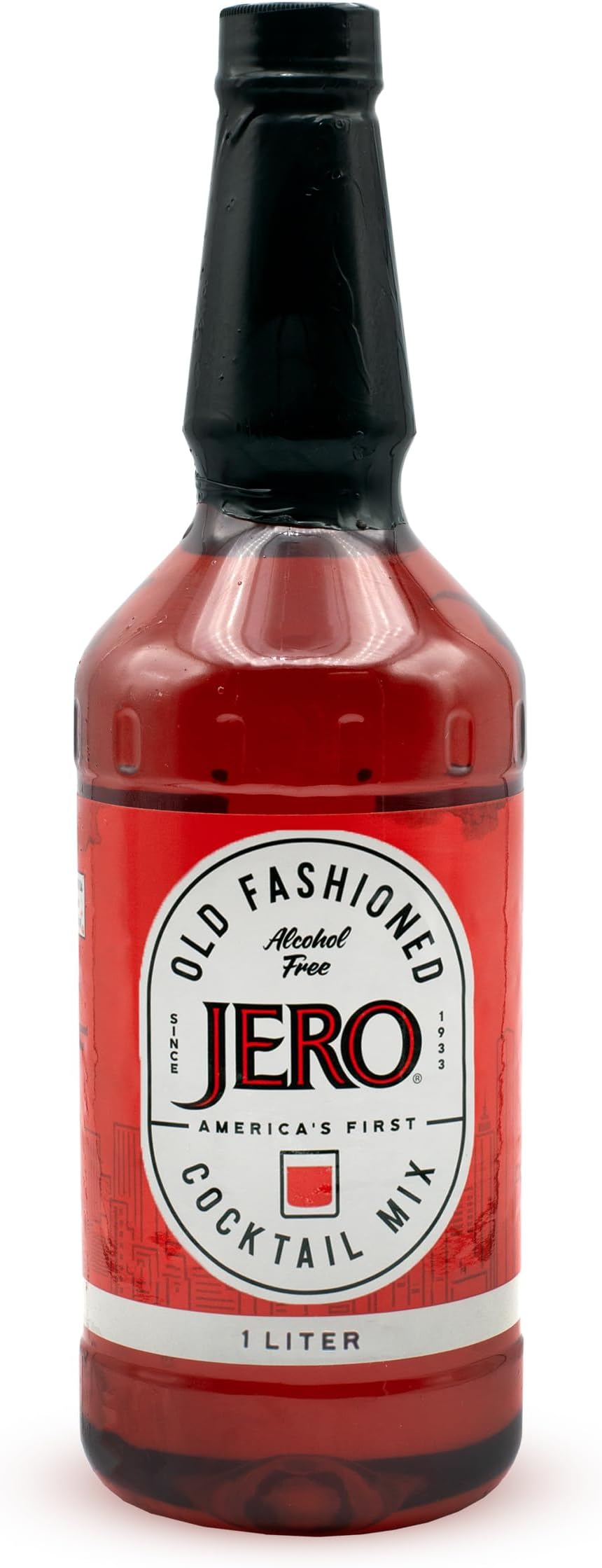 JERO Old Fashion Mix, Cocktail Mixer, Only Add Spirits & Garnishes for Ideal Drink (33.81 Fl Oz (Pack of 1))