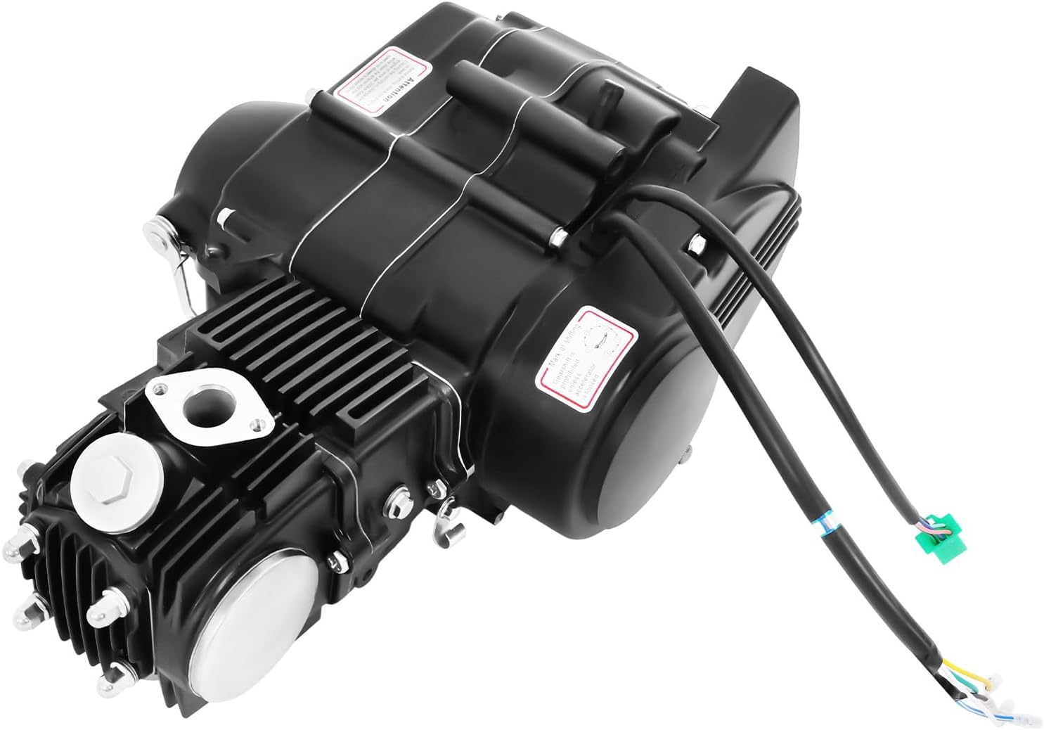 110cc Engine Motor - 4-Speed High-Performance Engine Manual Clutch with Reverse Gear & CDI Ignition, Complete Pit Dirt Bike Engine for Honda CRF50/CRF70/XR50/XR70/Z50/Z50R/CT70 & More (110cc Engine)