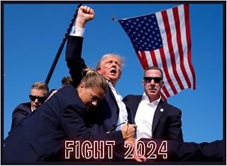 2024 Donald Trump Assassination Attempt Refrigerator Magnet