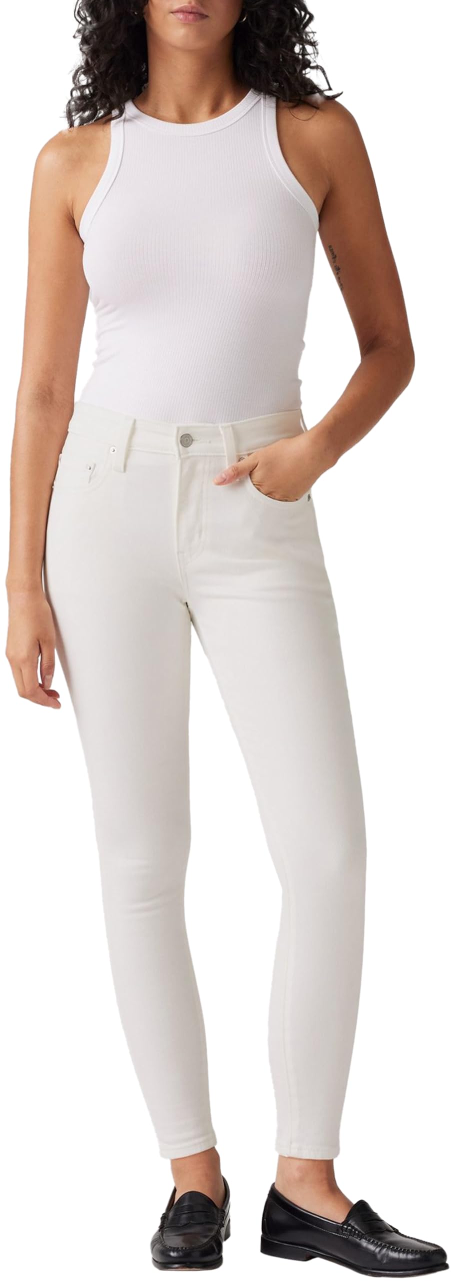 Levi's 721 High Rise Skinny Cloud Dancer, Cloud Dancer, 26W x 28L