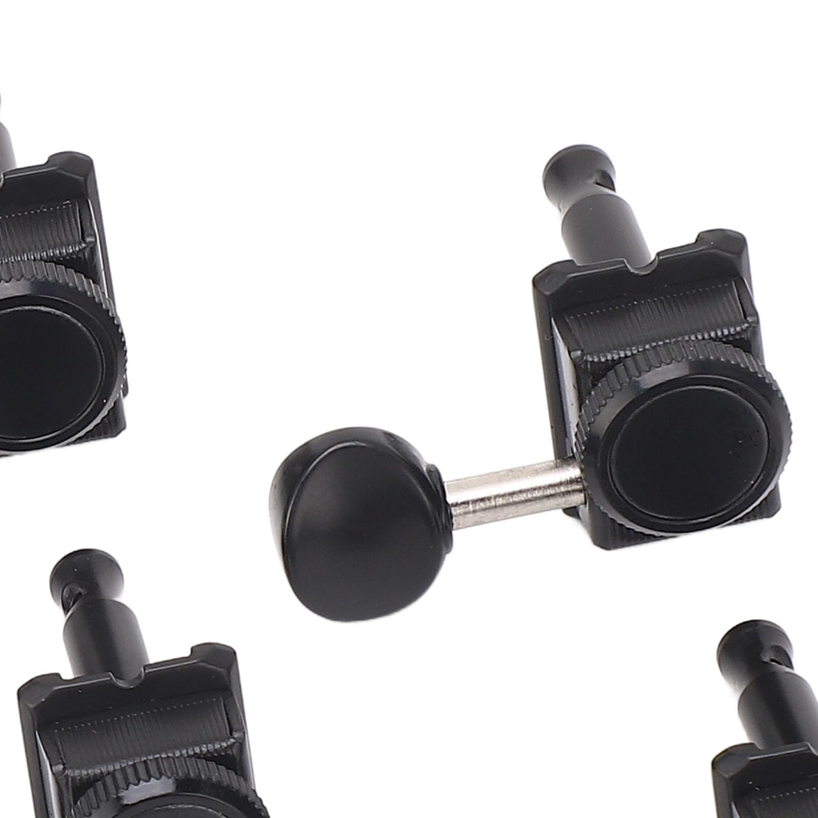 Tuner blokujące gitarę 6pcs Ustaw premium cynk ślepy sznur zamknięty Klucz strojenia PEG PEG PRAWA RĘCA Wewnętrzne sprzęt do LP SG SG EPI Tele Style Electric Acoustic Guitars Black