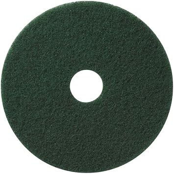 Americo Manufacturing 400312 Green Scrub Floor Scrubbing Pad 5 Pack, 12"