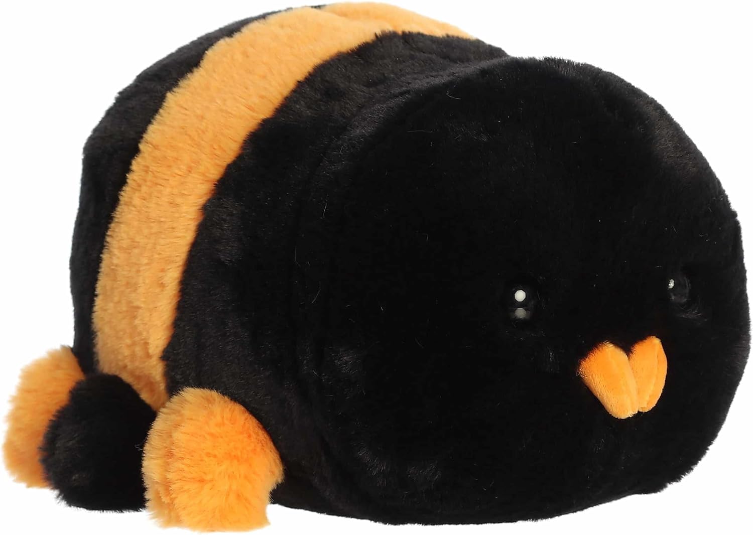 Aurora® Spooky Spudsters™ Tara Tarantula™ Stuffed Animal - Round Shape Makes for Comforting Cuddles - Perfect for Halloween Decorations and Gifts - Black 10 Inches