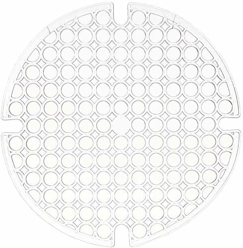 Kinvara Tapis d'évier Transparent en Plastique 29 x 0,1 x 29 cm (12 unités)