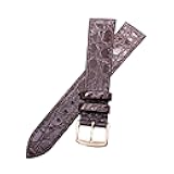 HFERHT 13 18 20mm Replacement Watchbands Compatible With Longines Genuine Leather Watch Bands Bracelet Clasp