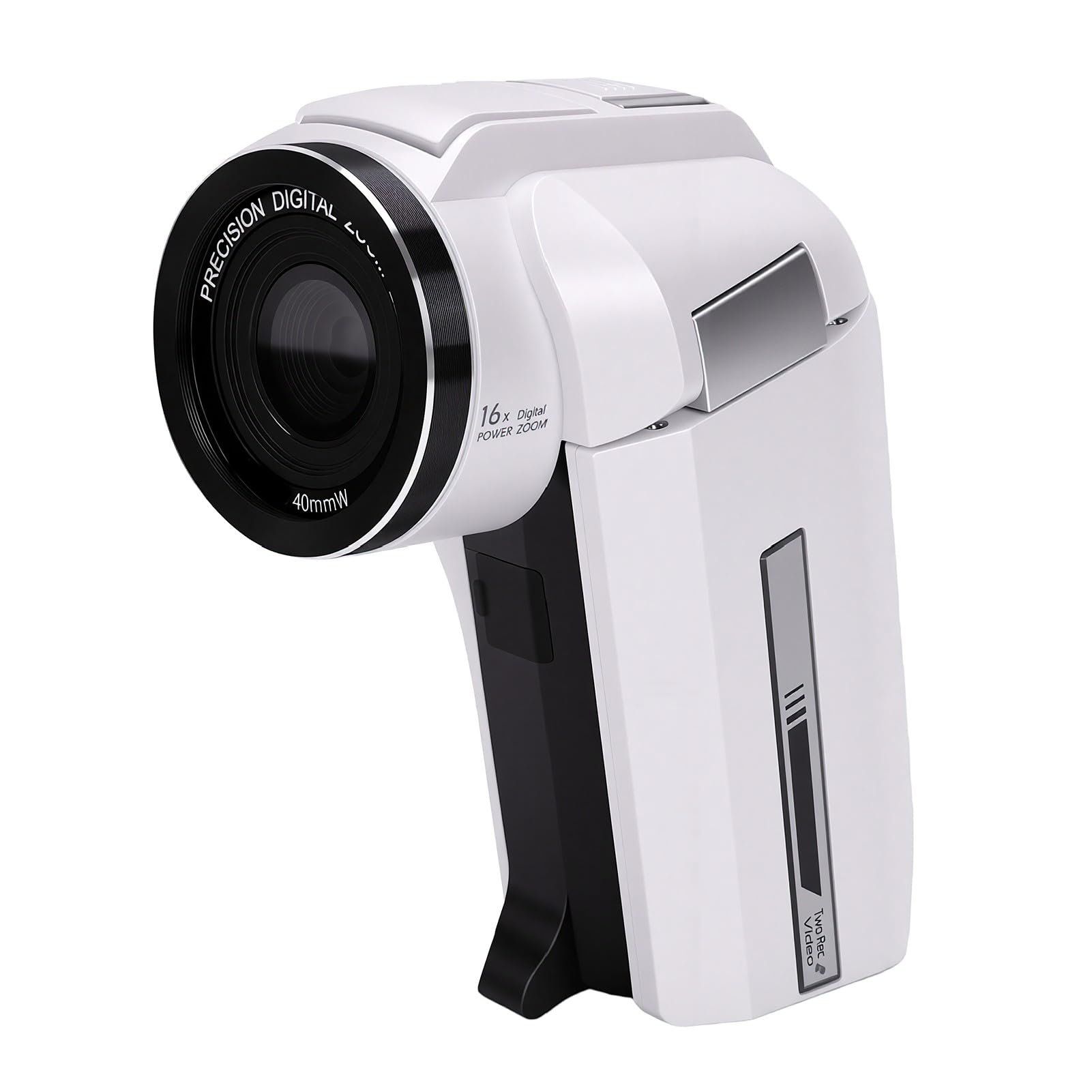 Videocamera 8K, Videocamera da 75 MP con Zoom Digitale 16X a Doppio Obiettivo con WiFi, Schermo da 3 Pollici, Visione Notturna, Telecomando, Due Batterie per la Registrazione di