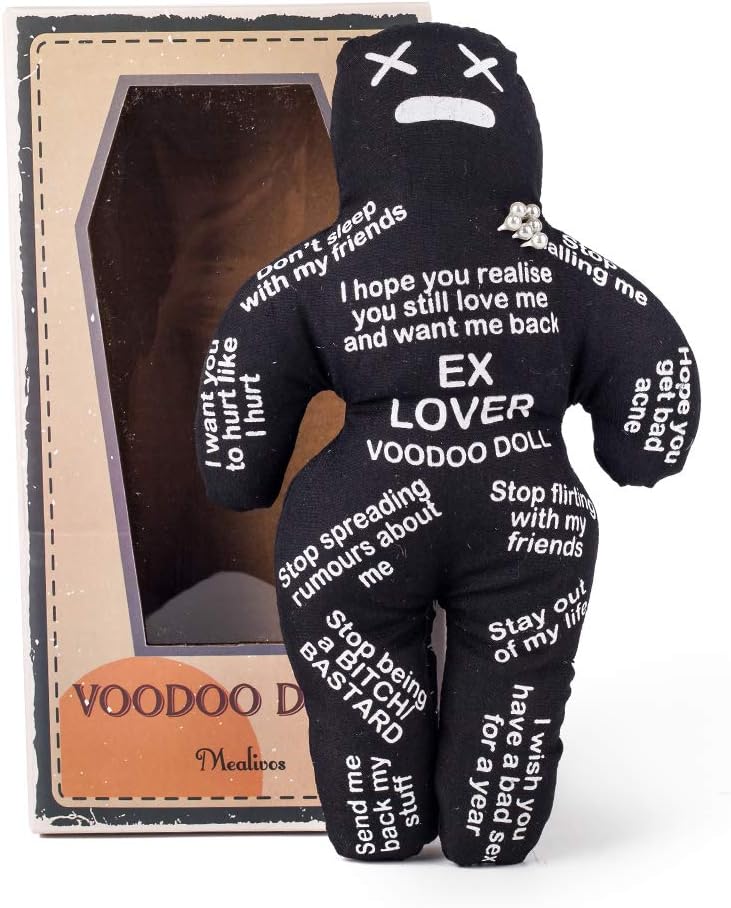 MyMealivos Personalized Revenge Voodoo Doll (Black)