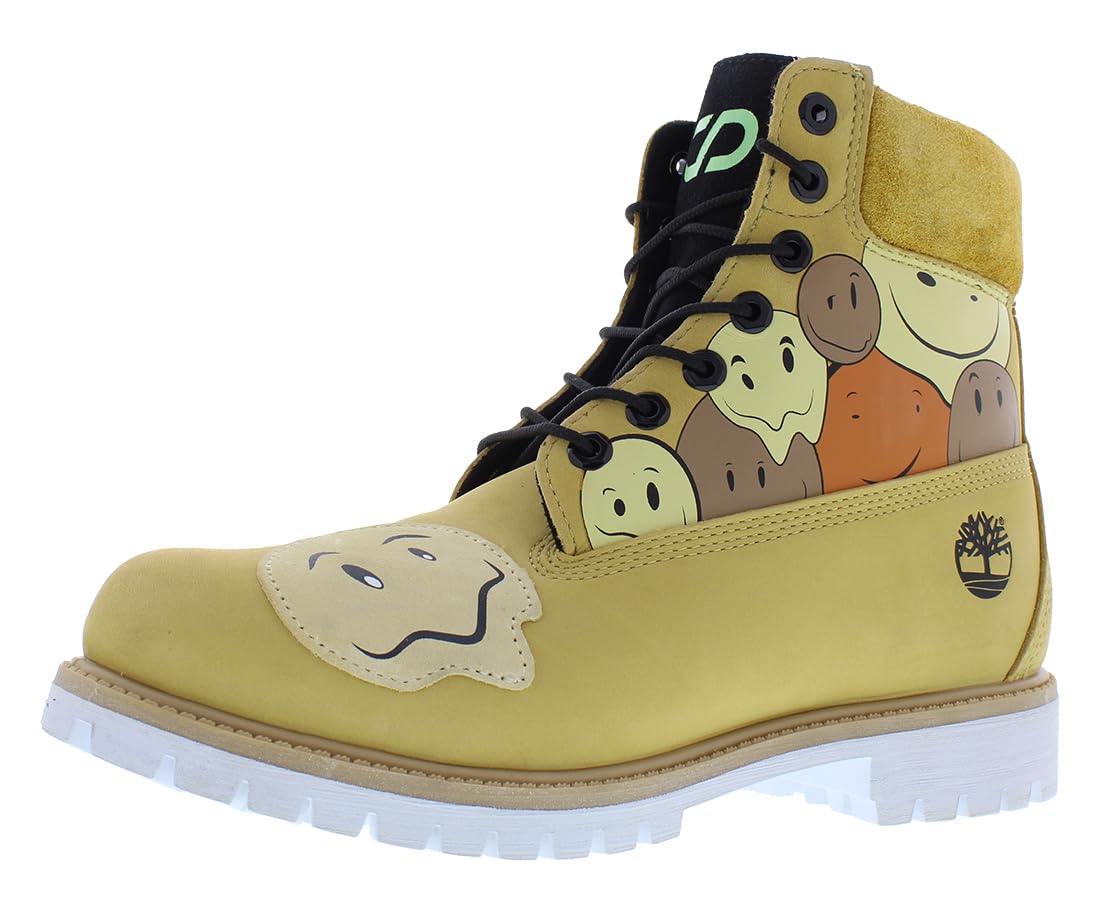 Timberland Premium 6 Inch Lace Waterproof Boot Mens Shoes Size 10.5, Color: Medium Yellow-Yellow