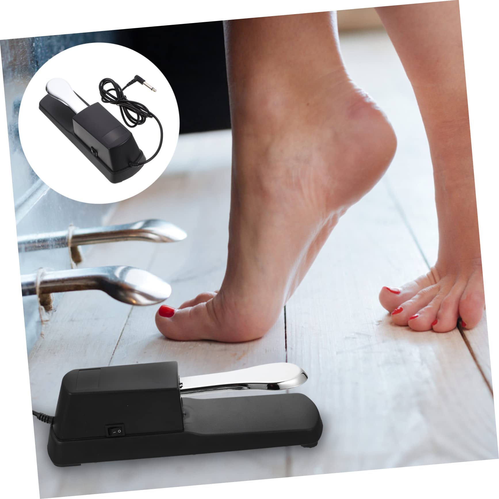 BIUDECO Piano Sustain Foot Pedal for Electronic Keyboard Nonslip and Sturdy Suitable for Keyboards