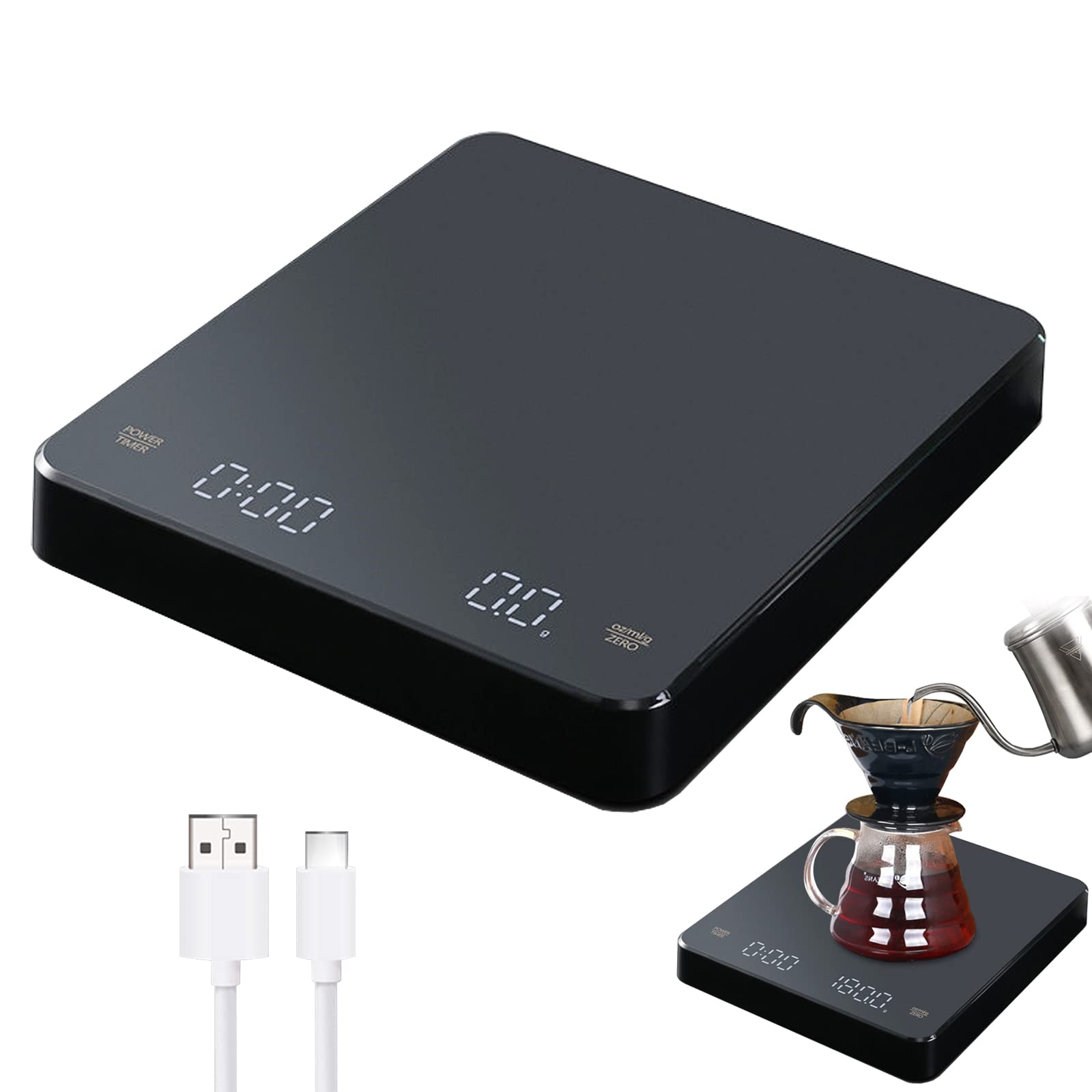 Hidden Scale Buy Qulable Digital Kitchen Scale Hidden Display Precise Accurate ...