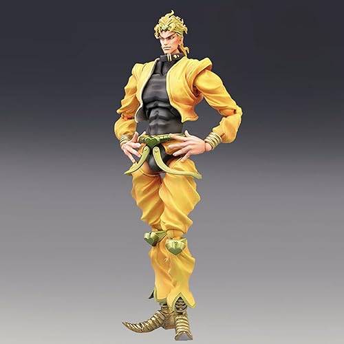 Miniatura 2 de QAHEART Figura de anime Dio Brando de 5.9 in, modelo de estatua con accesorios, cara cambiable, articulación móvil, partes extraíbles, colección