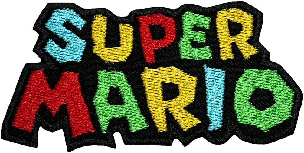 Generic mario Iron on Patches for Clothes and jackets, 3.3 x 2.6 x 0.1 in