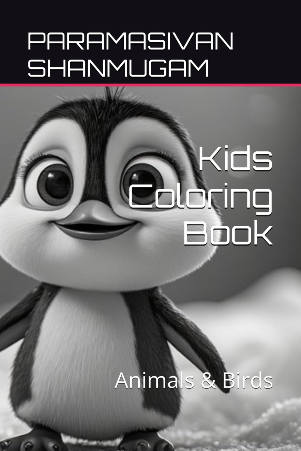 Kids Coloring Book: Animals & Birds