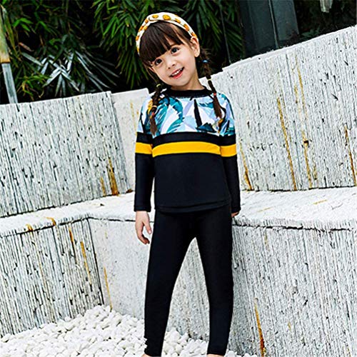 CXYP 水着 男の子 女の子 3点セット ラッシュガード キッズ水着セット セパレート 長袖 UVカット 日焼け止め [正規品] … 5枚目