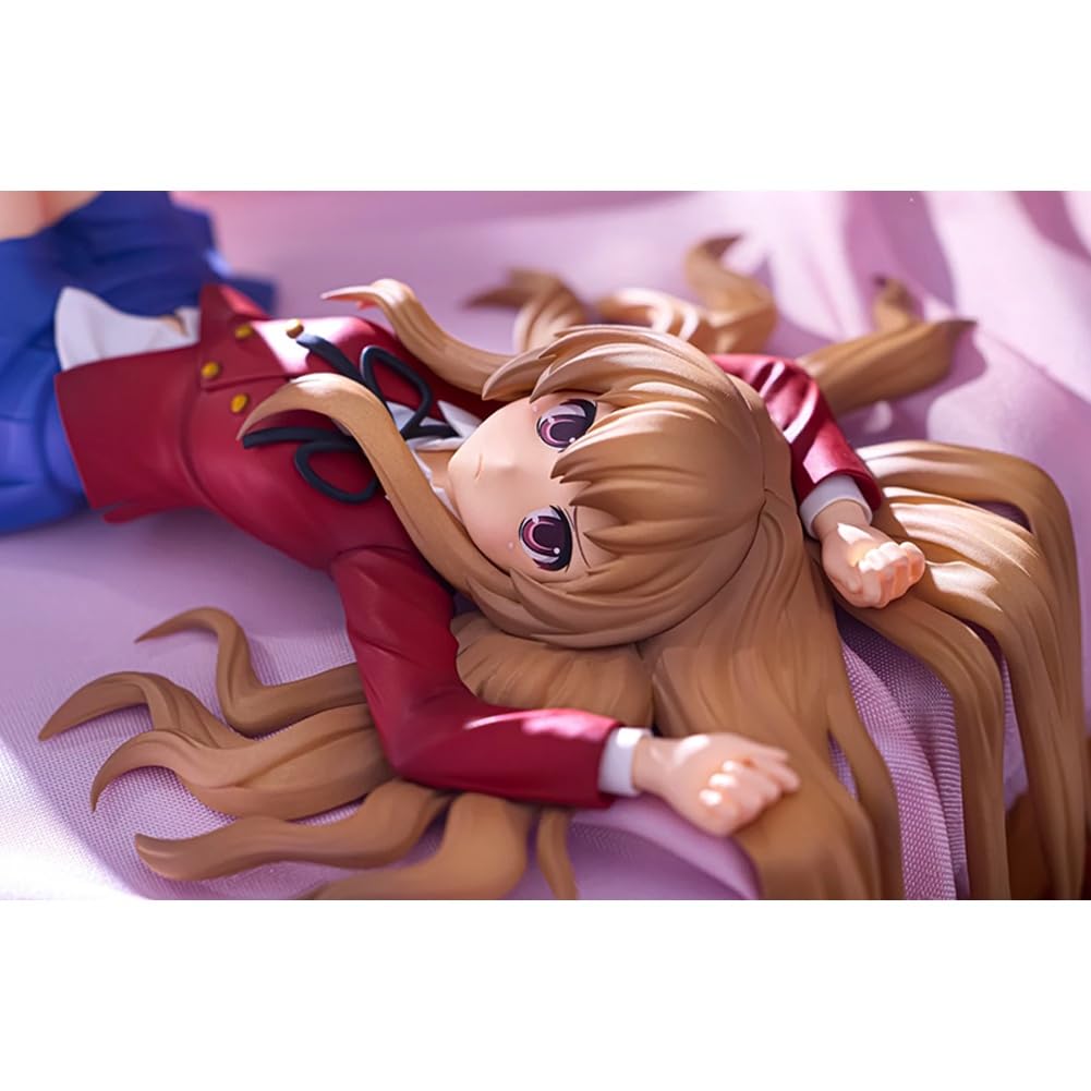 AisakaTaiga Figura Anime Girls Serie 14 cm Estatua AisakaTaiga | Modelo de PVC, figura de anime de estilo uniforme, figuras de pintura original, coleccionable hecho a mano