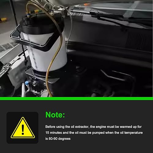 Miniatura 4 de leaptrend Extractor de vacío de aceite eléctrico (no manual), bomba extractora de líquido cambiador de aceite con encendedor de cigarrillos y clip