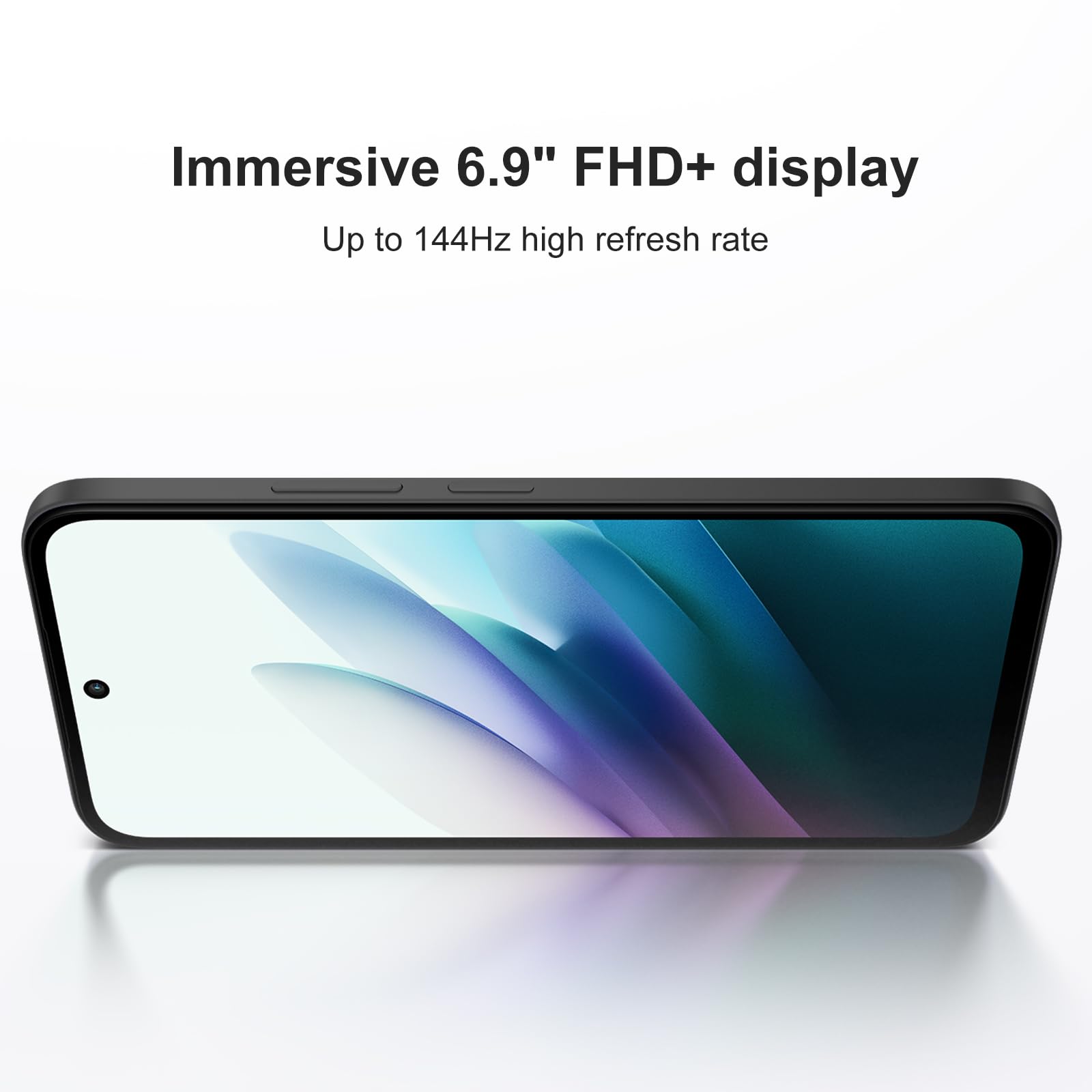 XIAOMI Redmi 15 5G Smartphone | 8GB+256GB | Batteria 7000mAh | Display 6.9" FHD+ 144Hz | Snapdragon 4 Gen 3 | Fotocamera 50MP | Senza Caricatore | Nero | Include Custodia Protettiva