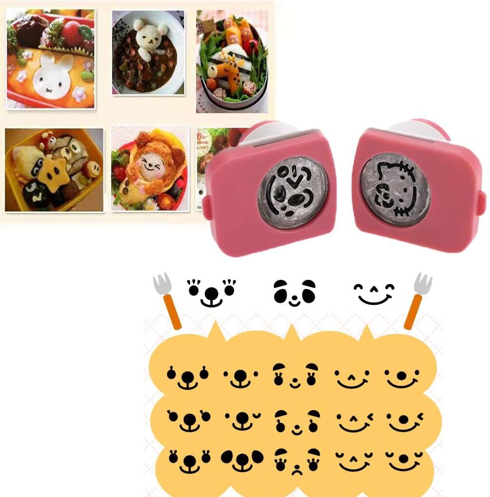 1PC Cartoon Laver Seaweed Nori Cutter Onigiri Punch Stamp DIY Baby Meal Smiling Face Sushi Tool Maker Mold Kitchen Bento Decoration