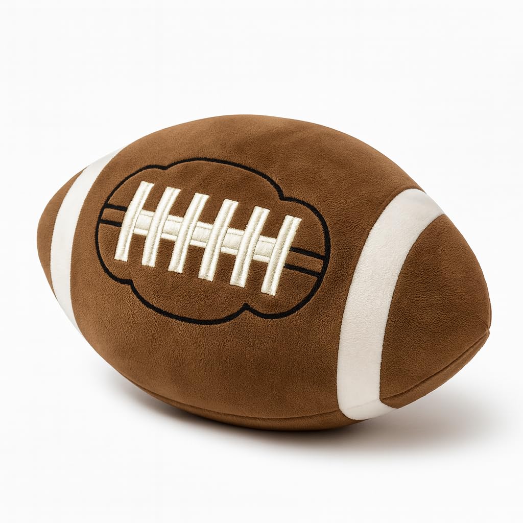 Football Plush Stuffed Baby: Soft fluffy Stuff Pillow toys for Year Old