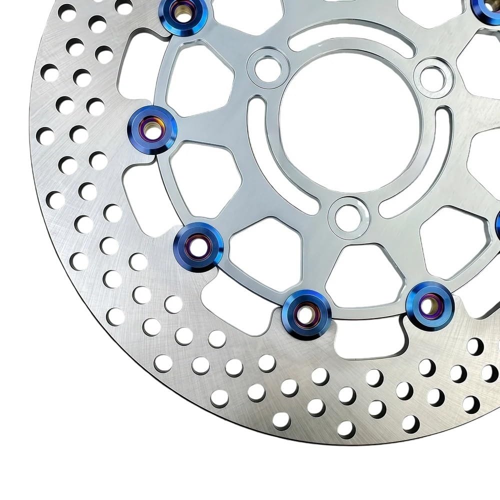 przednia tarcza hamulcowa Pasuje Do Aerox Pasuje Do RSZ Pasuje Do Skutera Force 260mm 3 Otwory 5 Motocykl 70mm Skok Wirnika Tarczy Hamulcowej Pływający Uniwersalny(5 hole grey 260mm)
