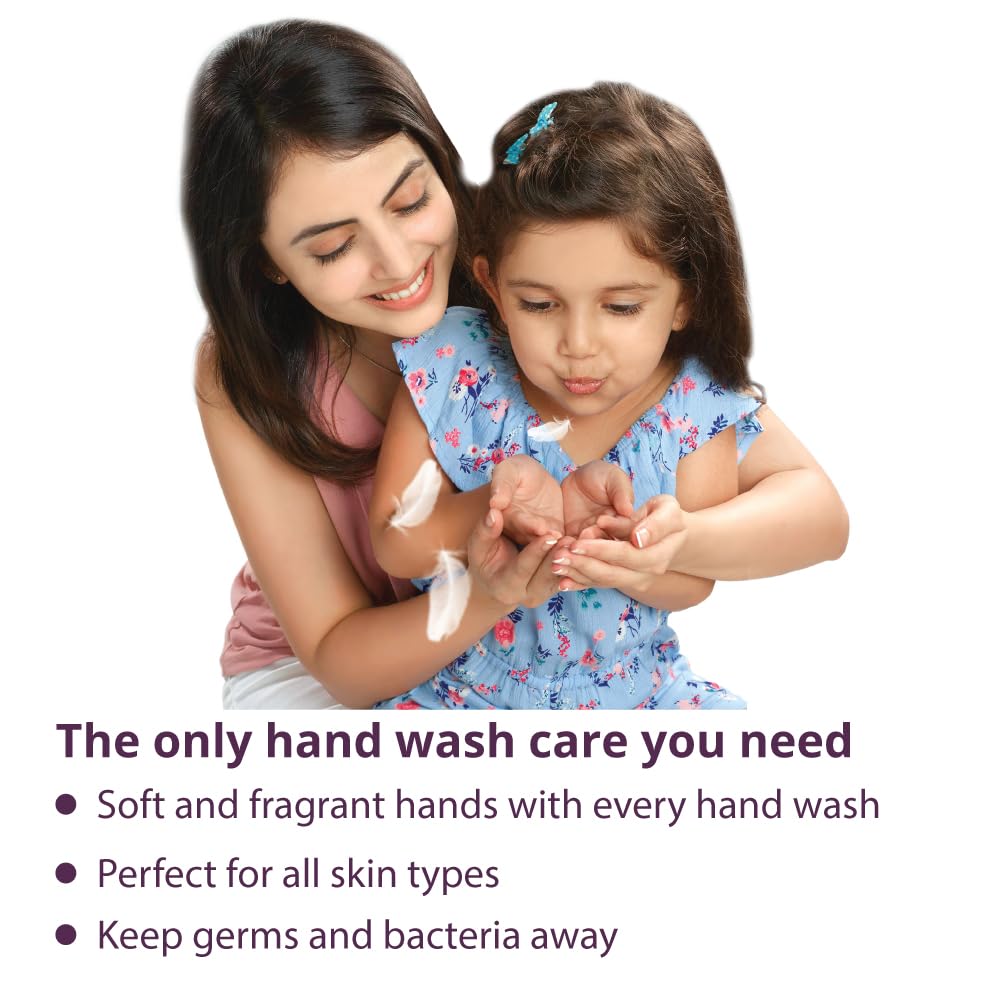 Santoor Mild Gentle Hand Wash 1200ml with Goodness of Lotus & Tulsi| Rich Lathering Formula with Anti-Bacterial Properties| Soft on Hands| Soothes & Hydrates Skin 4