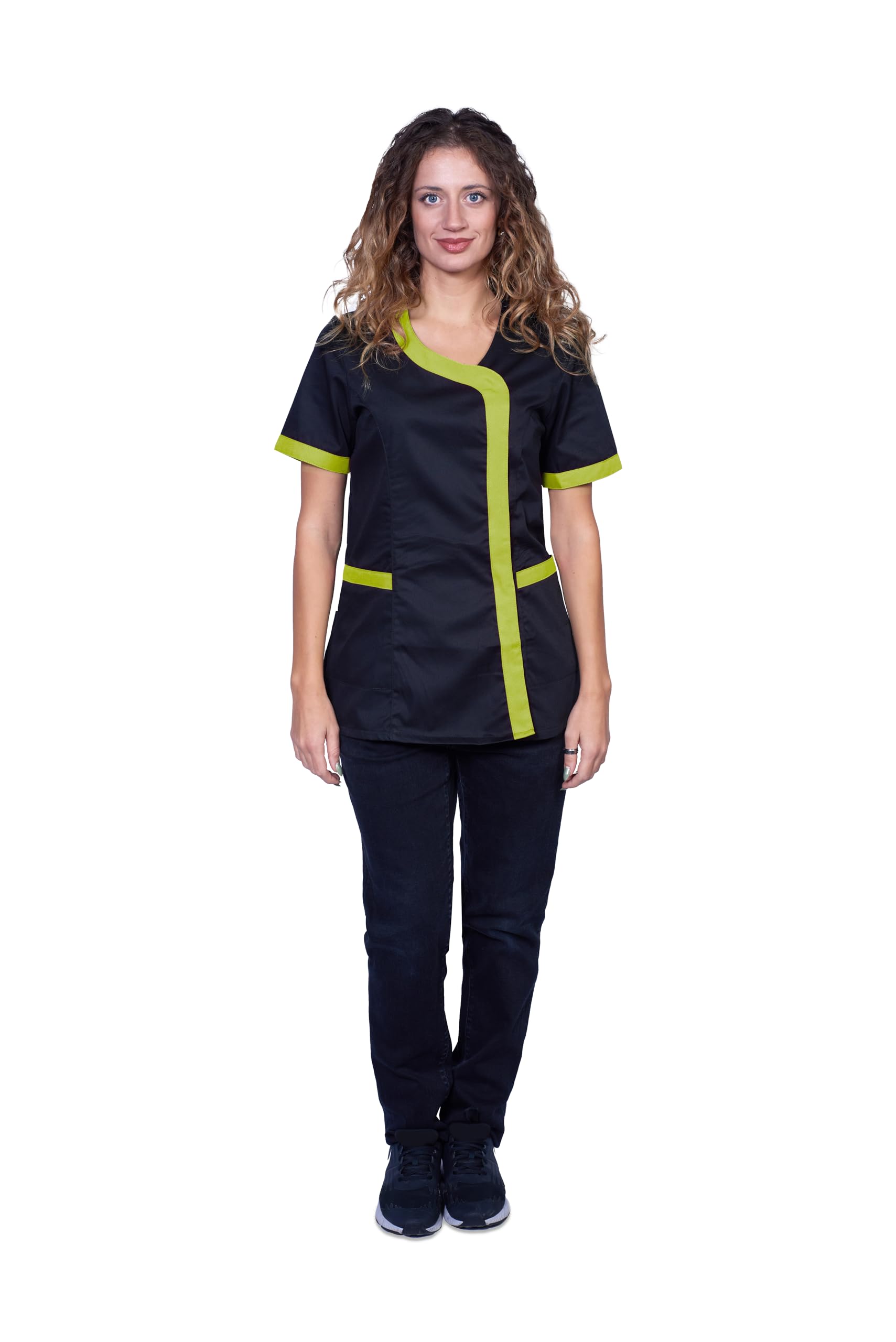 Ensemble uniforme veste pantalon OSS esthéticienne infirmière sanitaire esthétique