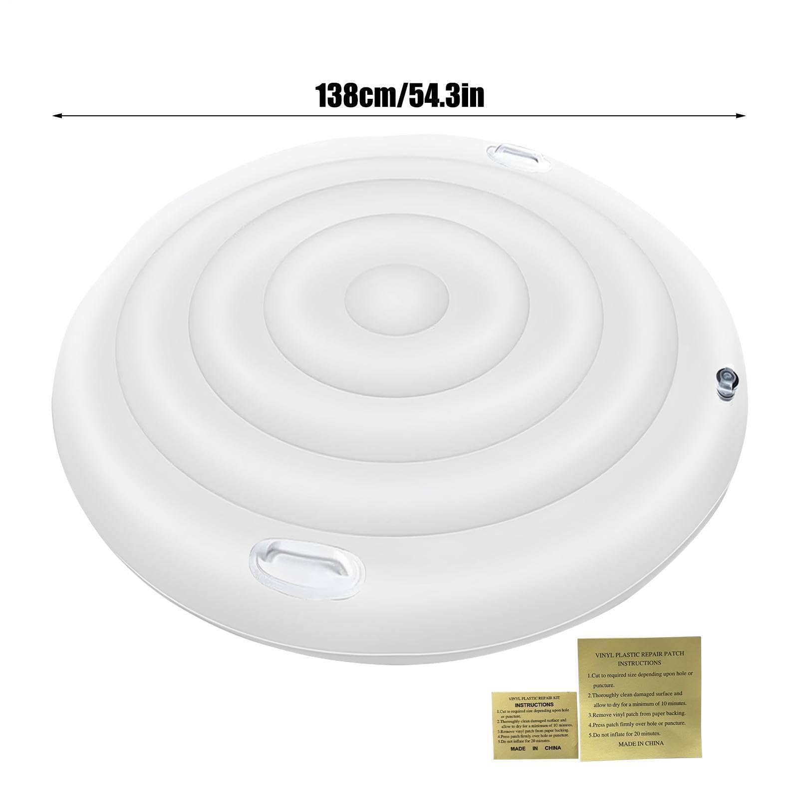 Cubierta para Bañera Hidromasaje plegable hinchable con protección UV | Cubierta de repuesto para hidromasaje de exterior contra lluvia sol polvo nieve exterior hogar hotel