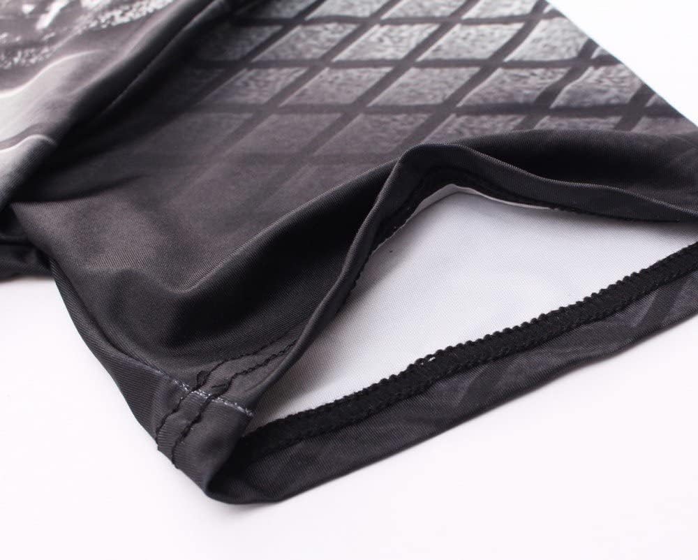 Red Plume Men's Compression Base Layer Tops Short Sleeve Outdoor Athletic Shirts Running T Shirts - Image 5