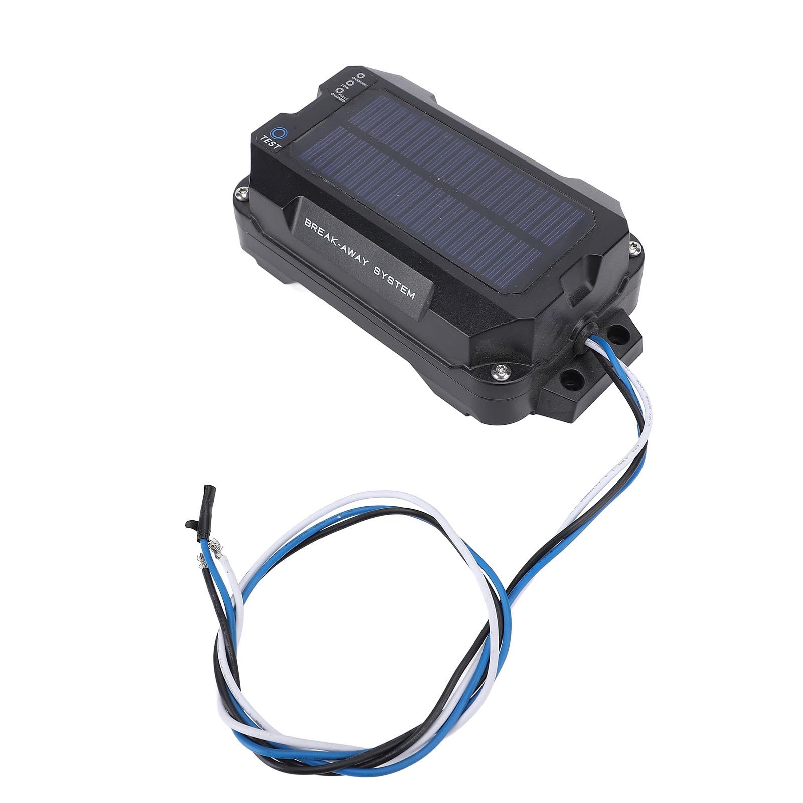 Trailer Breakaway Brake Controller Kit Solar Panel System 2 Axle Electric Brakes Suitable for Caravan