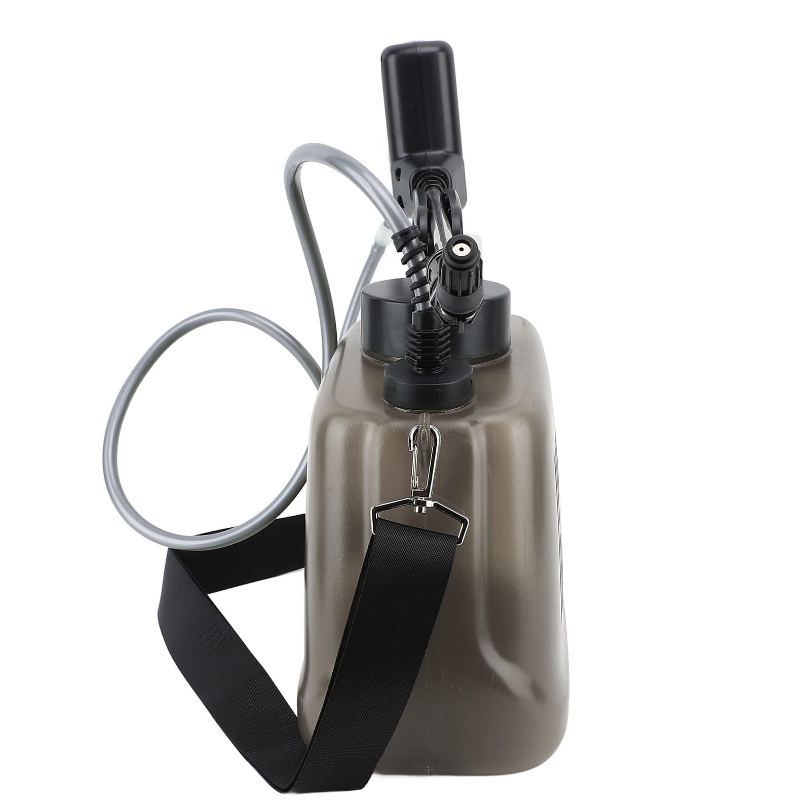 HEEPDD Pulverizador de Jardín Portátil para Control de Malezas, Lavado de Autos, Limpieza de Patios, Operación Automática, 4 Boquillas para Propietarios de Viviendas, Jardineros, Pulverizador (Grey)