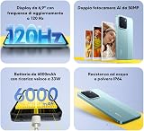 XIAOMI POCO C85 8+256GB Smartphone 6.9" 120Hz 8mm Design MediaTek Helio G81-Ultra Octa-Core Dual Camera AI 50MP 6000mAh, 2 Year Warranty, Green, Charger Not Included - 2