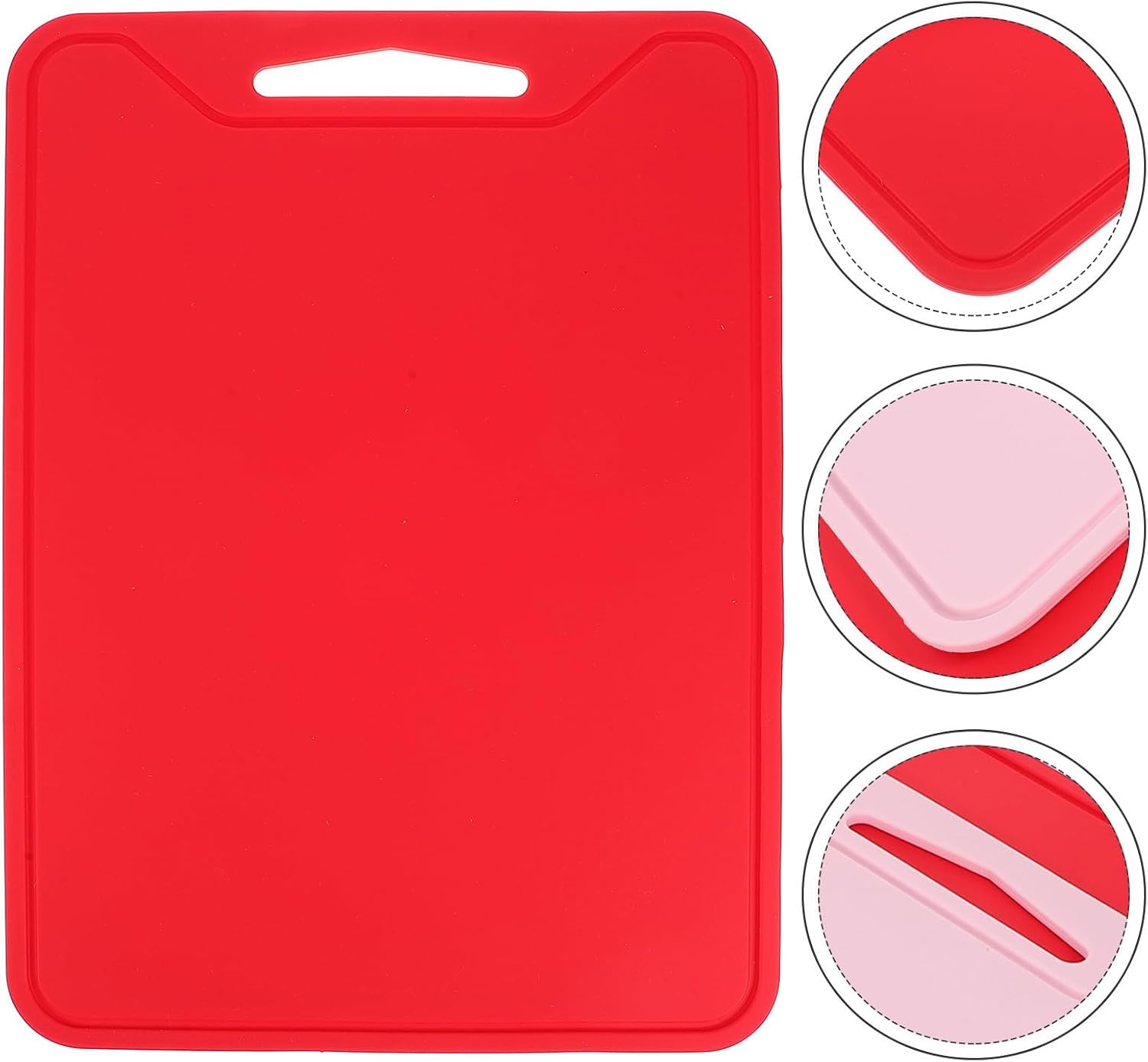 Silicone Chopping Mats Set, Flexible Colored Cutting Board for Kitchen