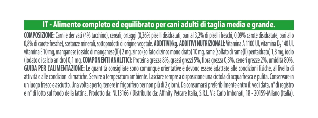Natural Trainer Bocconcini per Cane Medium & Maxi con Tacchino - 12 x 415g