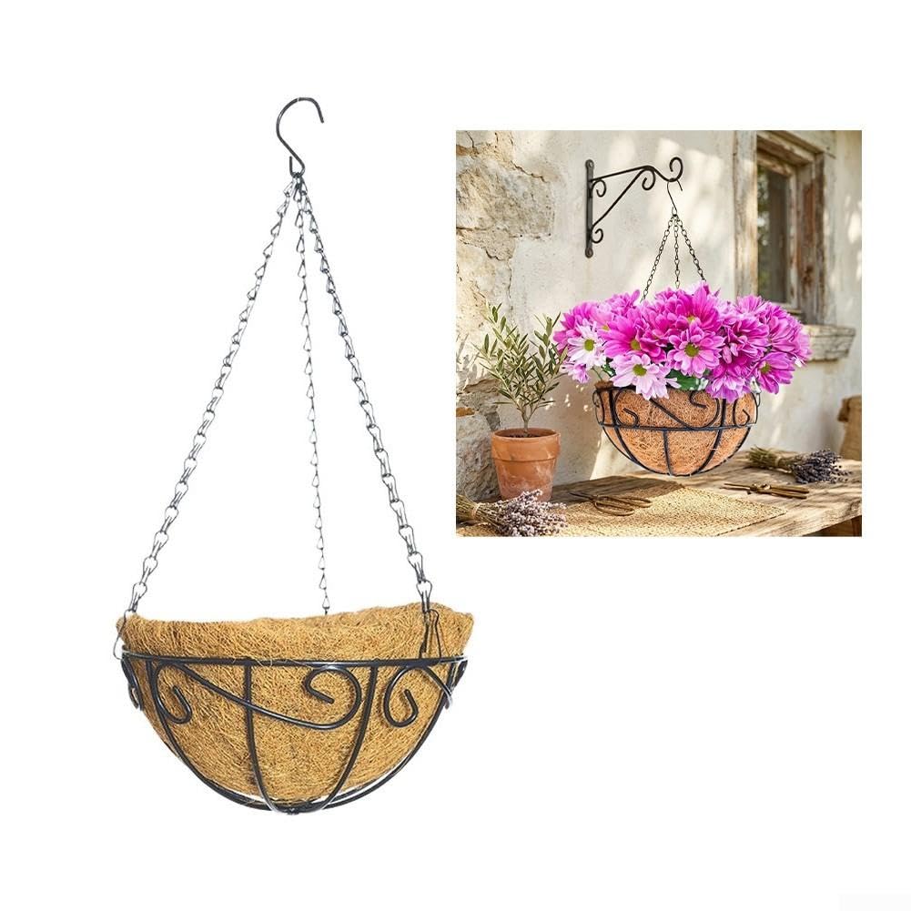 Cesti Piante Appesi 2 con Gancio Metallo Cesti Piante Appesi(12-inch)