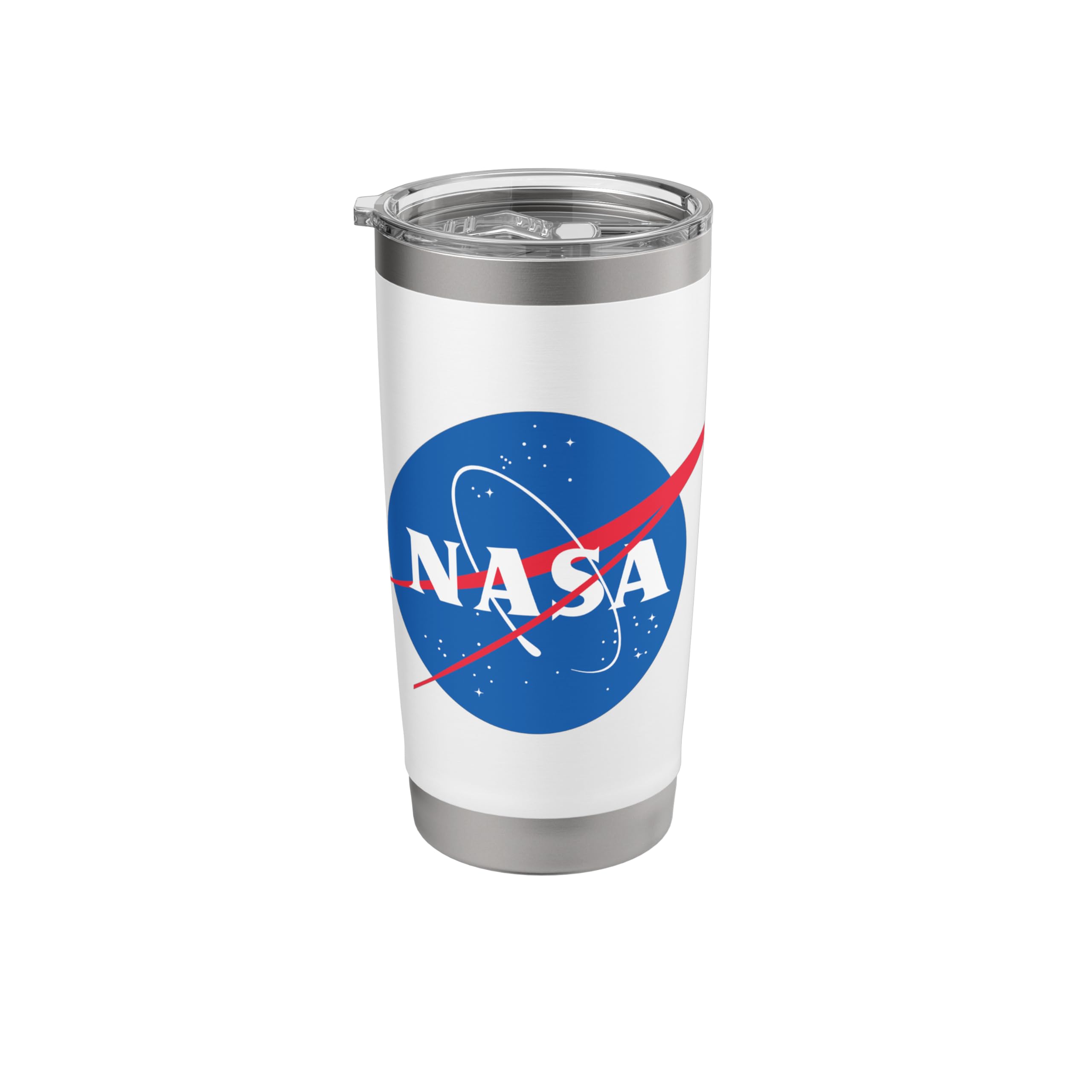 NASA Iconic Classic Blue Circular Big Chest Logo Stainless Steel Insulated Tumbler