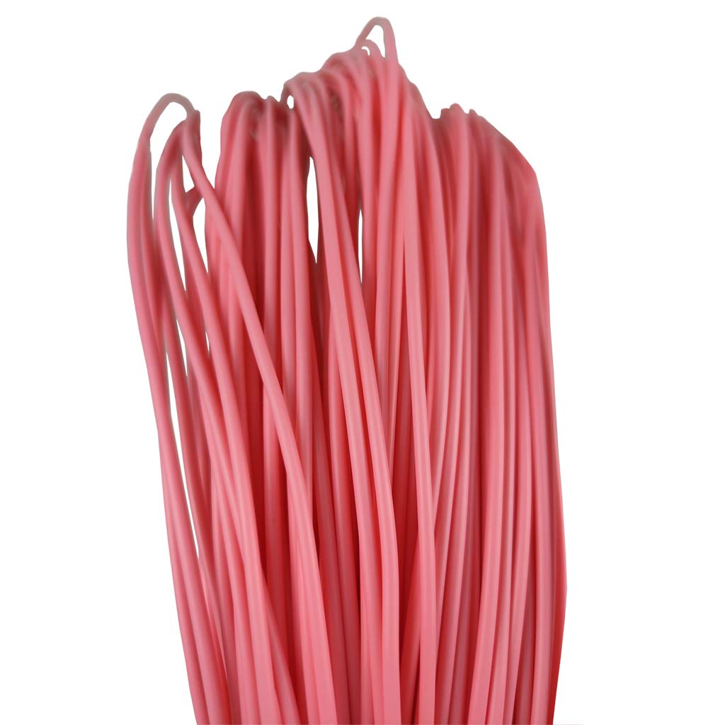 MoreiH Polyethylene Plastic Rattan Synthetic Wicker Repair Material for Knit and Repair Rattan Chair Table Basket/Pink