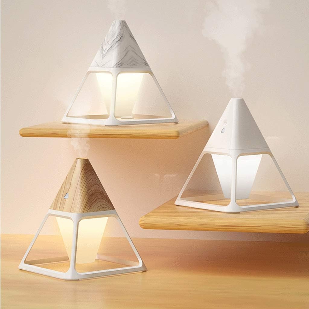 Humidifier 140ml Portable Mini USB Desktop Humidifier Tourism Bureau Warm Night Light 30 Decibels Silent 2 Spray Modes (Color : B)