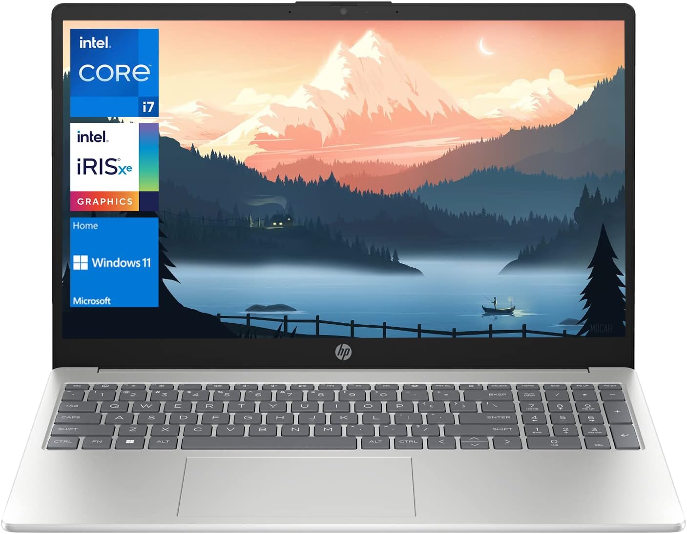 HP 2023 Latest Laptop, 15.6” FHD Display, 13th Generation Intel Core i7-1355U Processor, 16GB RAM, 512GB SSD, HDMI, Webcam, Wi-Fi 6, Windows 11 Home, Silver, TPN-Q286_70R04AV_45W
