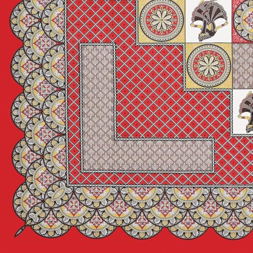 Image of UNIBLISS 100% Cotton Rajasthani Jaipuri Traditional Floral King Size Double Bed Bedsheet with 2 Pillow Covers - (Multicolor Bedsheets012)