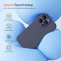 Vista 1016 de Miracase Funda diseñada para iPhone 13 Pro Max con protector de pantalla, [forro de microfibra suave antiarañazos], funda protectora de silicona