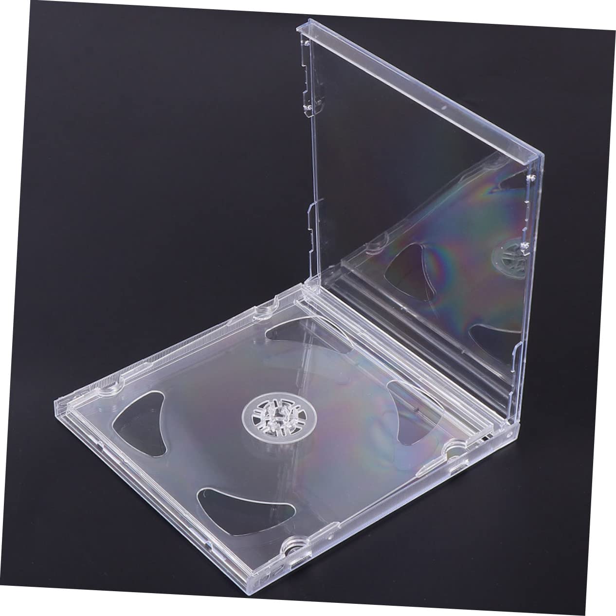 Gatuida 36stücke Transparente Cd-Jewel Cases Doppelte Aufbewahrung Für Und DVDs Für Sicheren Transport Und Platzsparende Organisation