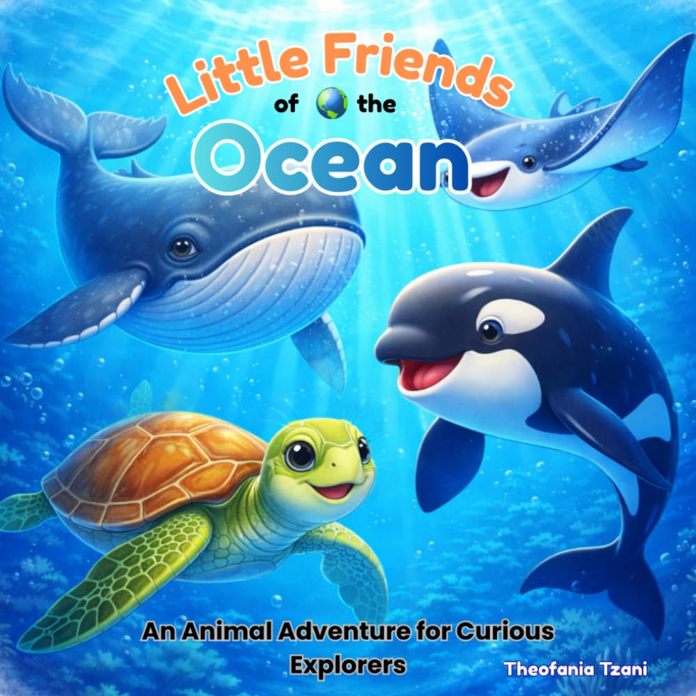 Little Friends of the World: Ocean: Ocean Animals for Kids Ages 2-6 |A Marine Habitat Adventure for Curious Explorers