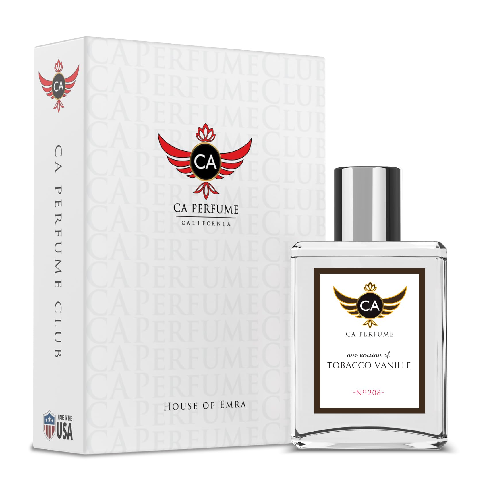CA Perfume Impression of Tobacco Vanille for Men Amber Spicy Fragrance Long Lasting Mens Cologne Eau De