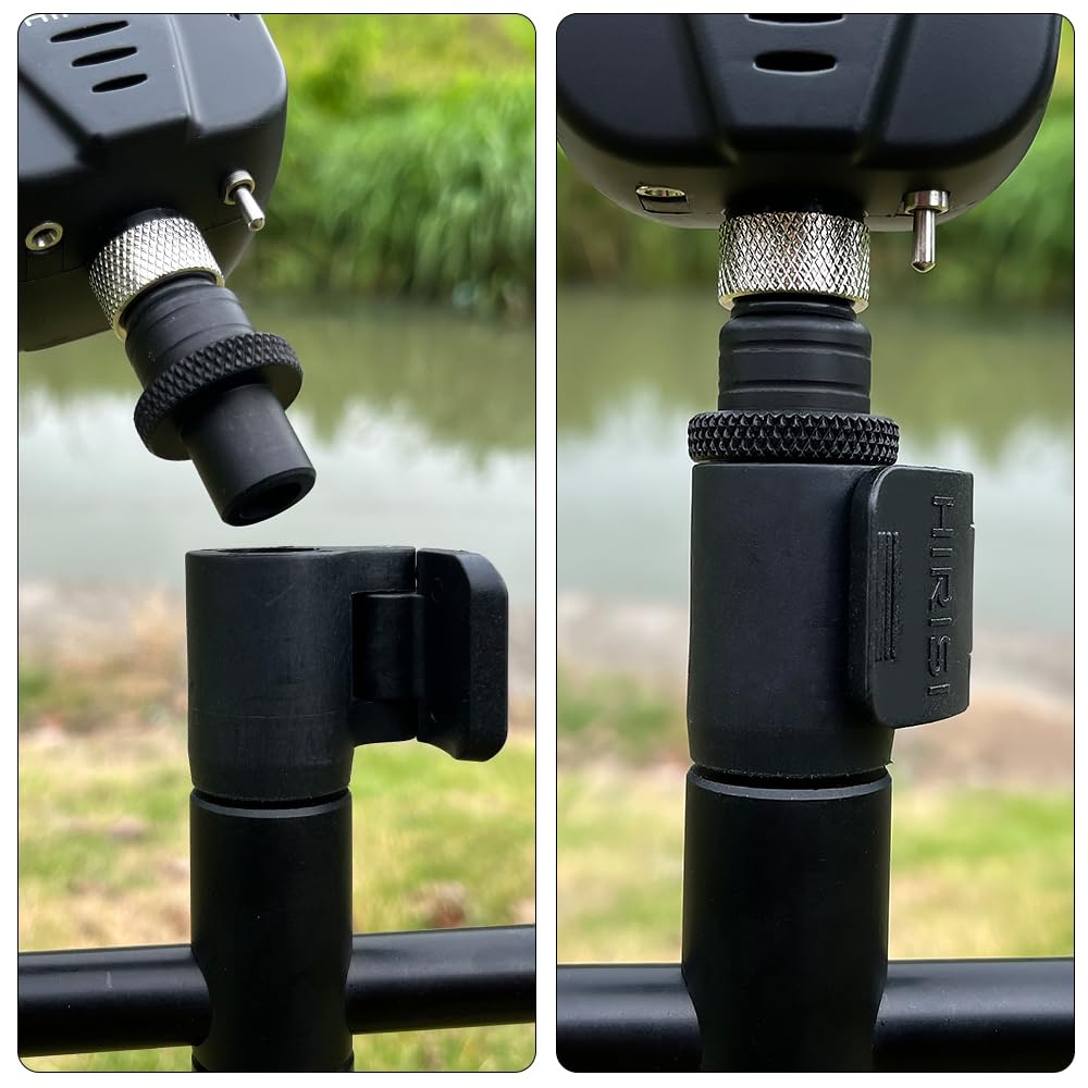 Connecteur magnétique à changement rapide pour canne à pêche carpe