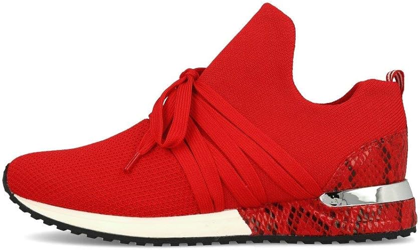 La Strada 1804297 Sneaker Knitted Red : Amazon.nl: Kleding, schoenen \u0026  sieraden