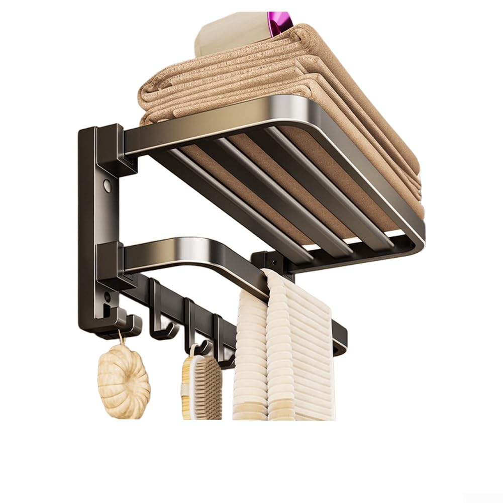 Porte-Serviettes Acier 50cm pour robuste Antirouille Porte-Serviettes(40cm)