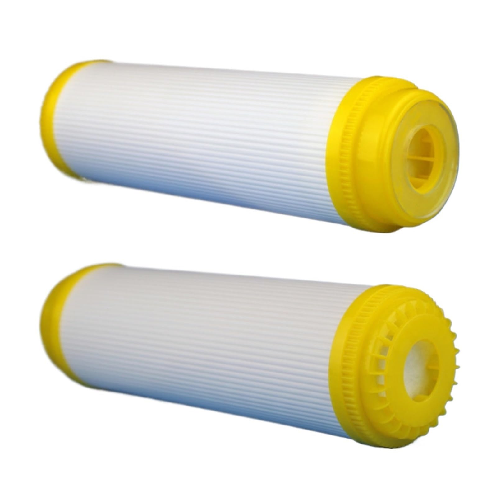 Cartucho de filtro de resina de 10 pulgadas, intercambio iónico de agua pura suavizada, elimina la descalcificación/sistema purificador de agua alcalina fuerte, 1 Uds.(2pcs)